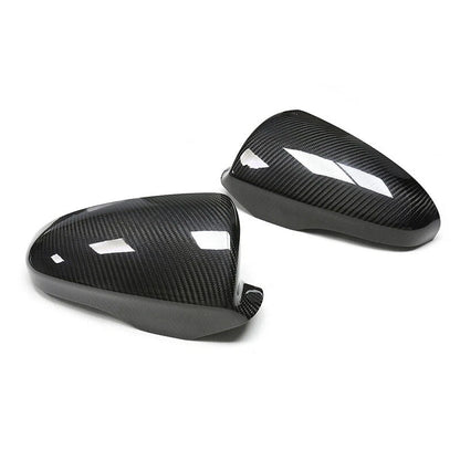 Real Carbon Fiber Side Rearview Mirror Cover Caps For BMW M5 F10 2012-2018