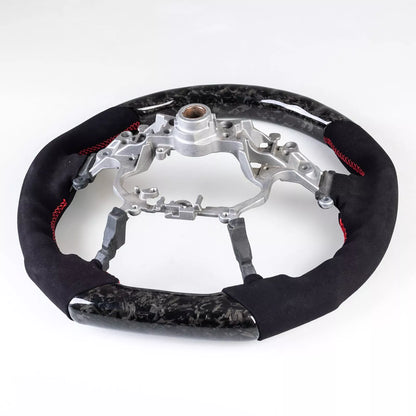 Forged Carbon Suede Steering Wheel for Toyota Land Cruiser Prado (2009-2023)