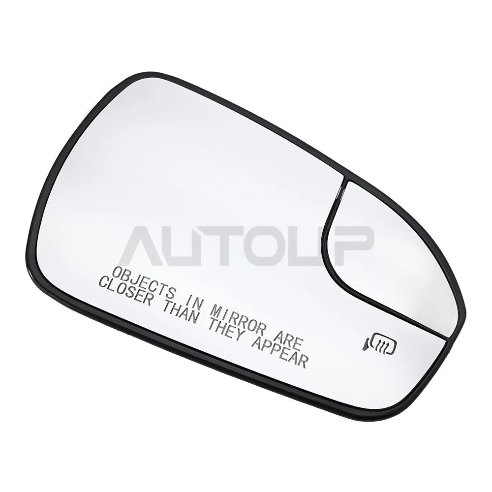 Door Wing Mirror Glass Heated Right Passenger Side for Ford Fusion (2013–2020)