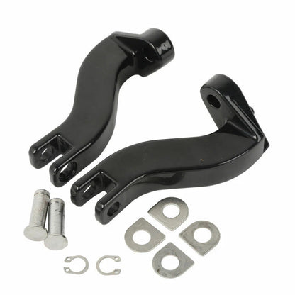 Rear Passenger Foot Pegs Mount Kit for Harley Touring Electra Glide (1993-2024)