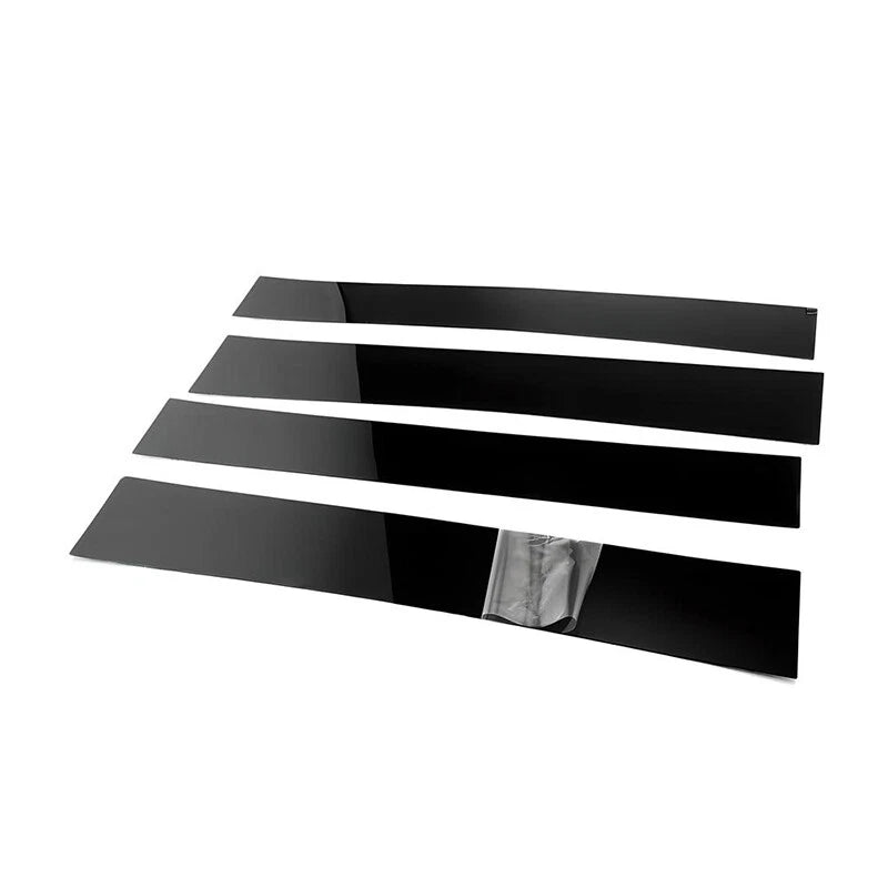 Black Window B Pillar Post Door Molding Trim for Cadillac Escalade (2007-2014)