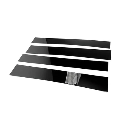 Black Window B Pillar Post Door Molding Trim for Cadillac Escalade (2007-2014)