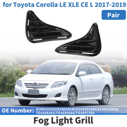 Bumper Fog Light Covers  for Toyota Corolla (2014-2019)