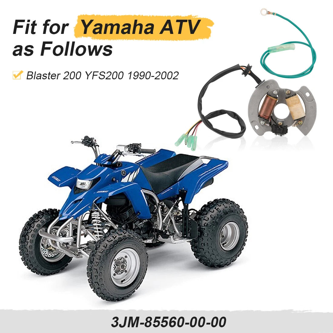 Stator Generator Magneto for Yamaha Blaster YFS200
