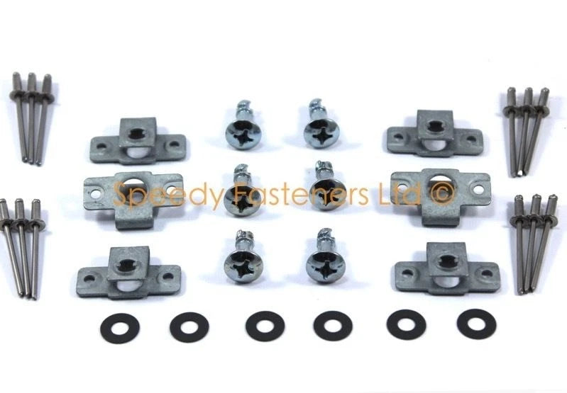 Dzus Fasteners 17mm x6 Silver Posi Head Fastener for Motorcycle Fairings