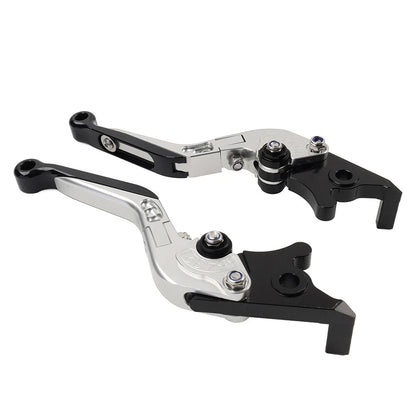 Silver CNC Extendable Brake Clutch Levers for BMW R1200/1250GS (2013-2020)