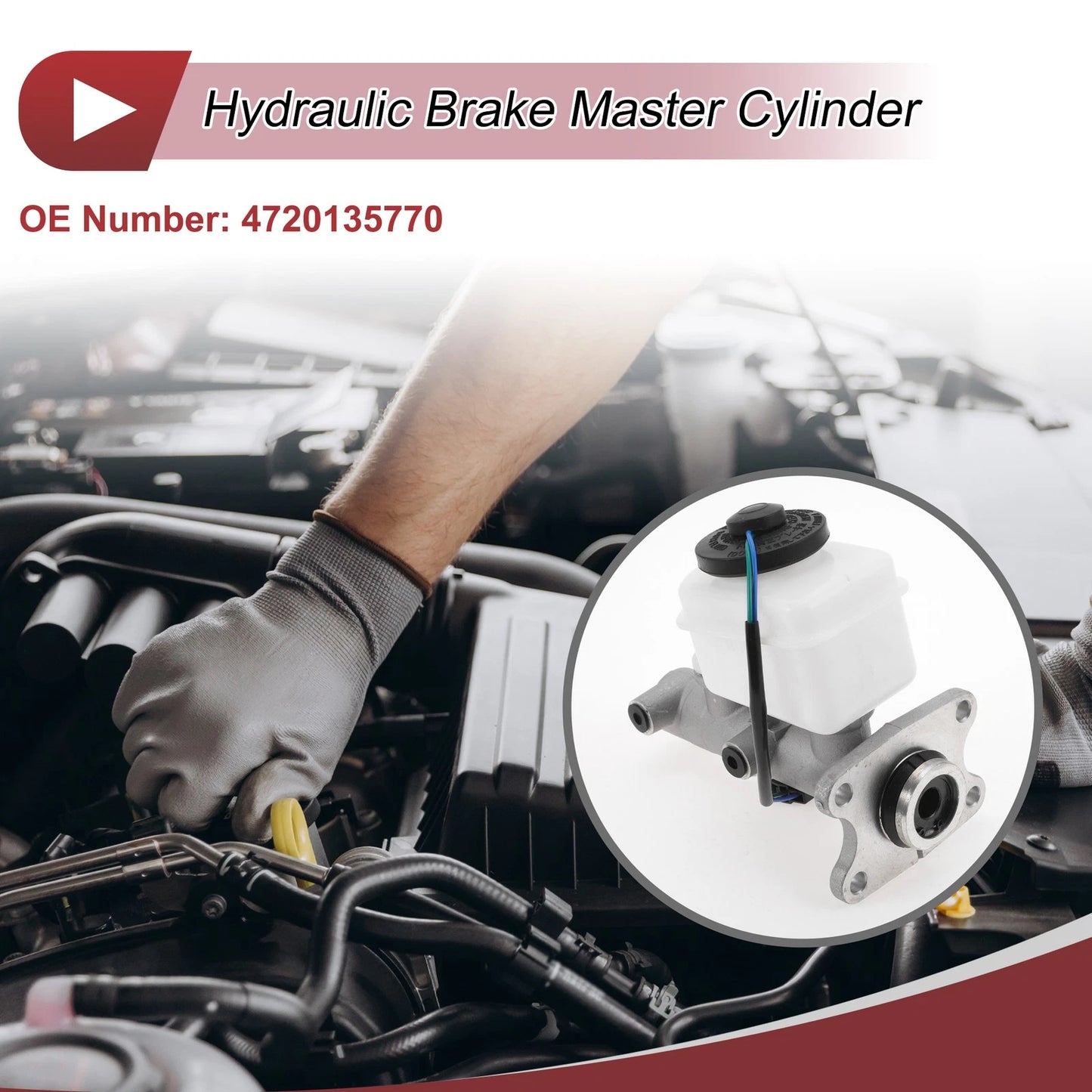 Brake Master Cylinder with Reservoir for Toyota Hilux 2WD Pickup (2005-2015)