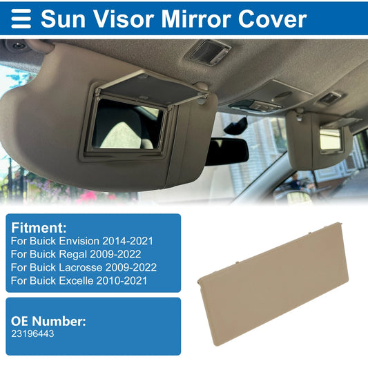 Sun Visor Mirror Cover Yellow for Buick Envision (2014–2021)