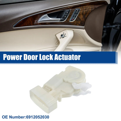 Beige Front Left Power Door Lock Actuator for Toyota Echo (2000-2005)