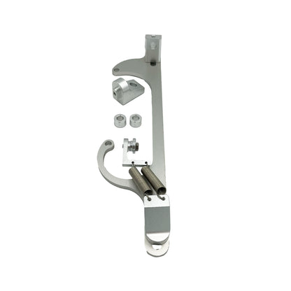 Chrome Fuel Rail Line with Nuts for Holley 4150 Double Pumper (Fits 9-5/16")