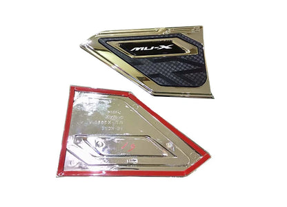 Chrome Side Door Air Vent Fender Cover for Isuzu MU-X MUX (2021-2024)