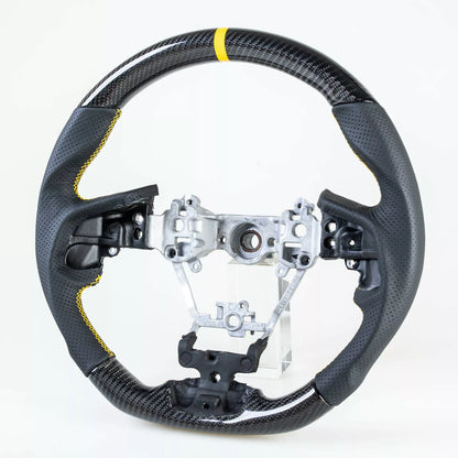 Carbon Leather Steering Wheel for Subaru Impreza, Forester, Ascent, XV (2017-2023)
