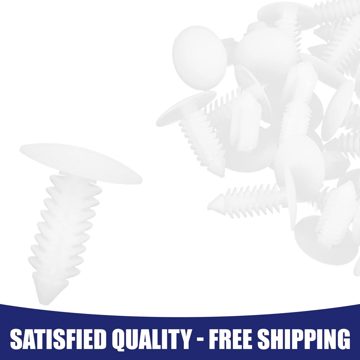 40 x White Expansion Trunk Clips for Honda