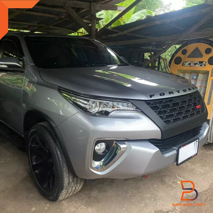Matte Black Front Grille for Toyota Fortuner SUV (2015-2019)