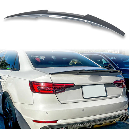 V Style ABS Boot Spoiler for Audi A4 B9 (2016-2021) Daytona Gray