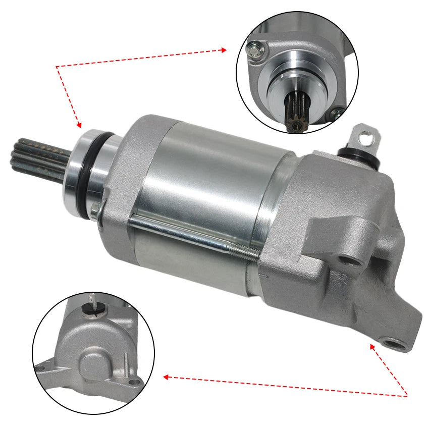 Starter Motor for Yamaha WR450F, WR450FW, WR450FX (2007-2015)