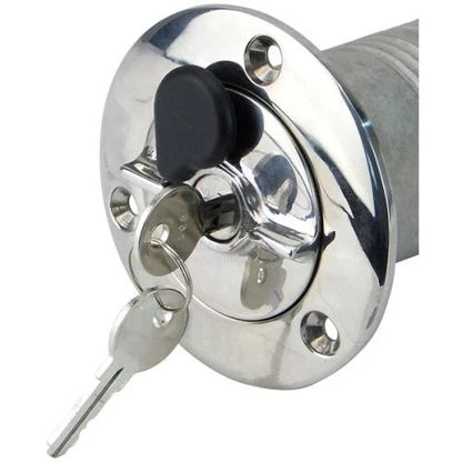 Deck Filler Blank Straight 316 Stainless 50mm Lockable for Various Boats