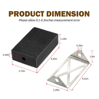 Air Filter & Mount Plate for Honda CT70/XL70/SL70 (1970-1982)