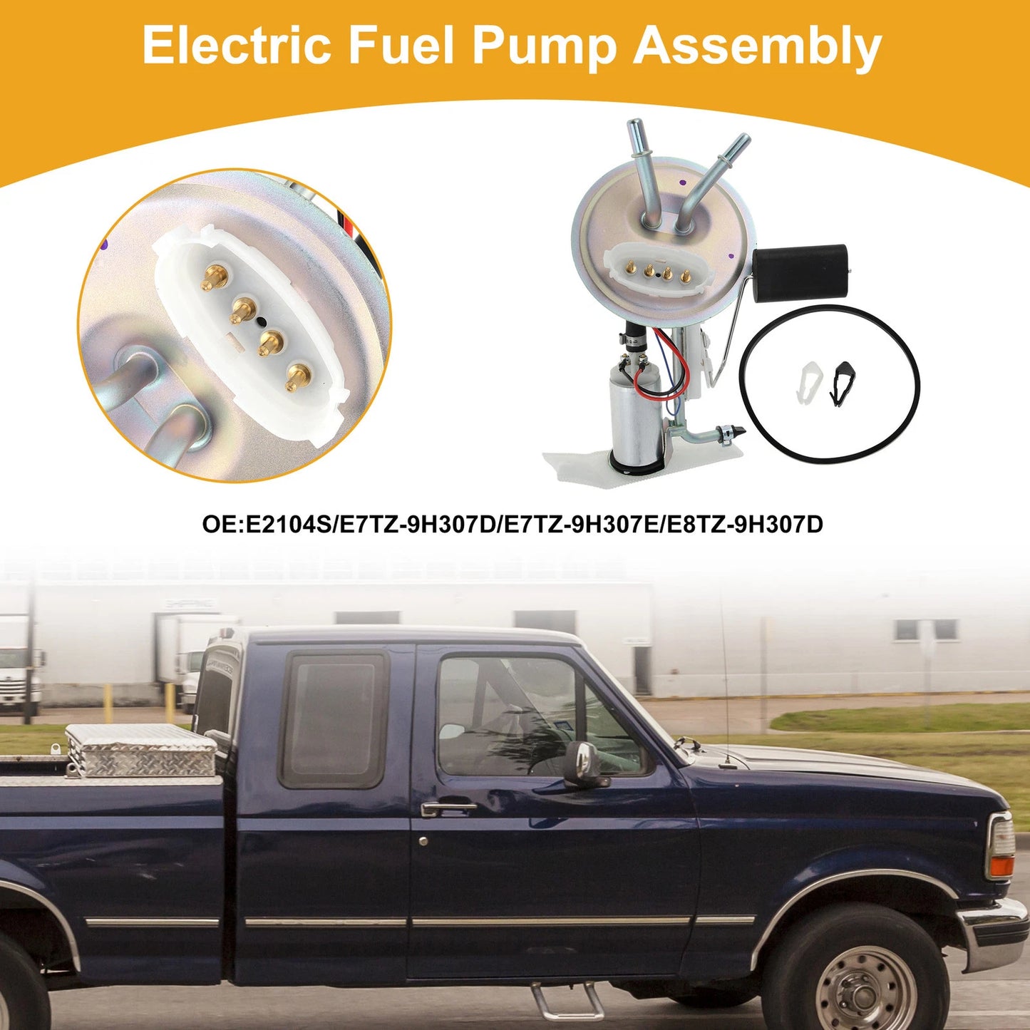 Electric Fuel Pump Assembly for Ford F150 F250 F350 (1987-1989)