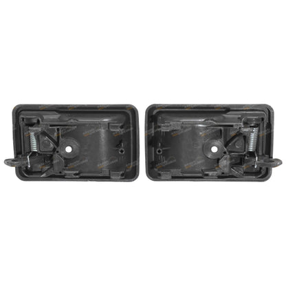 LH+RH Inner Grey Door Handles / Pair / Toyota Hilux 4Runner Surf (1988–1997)