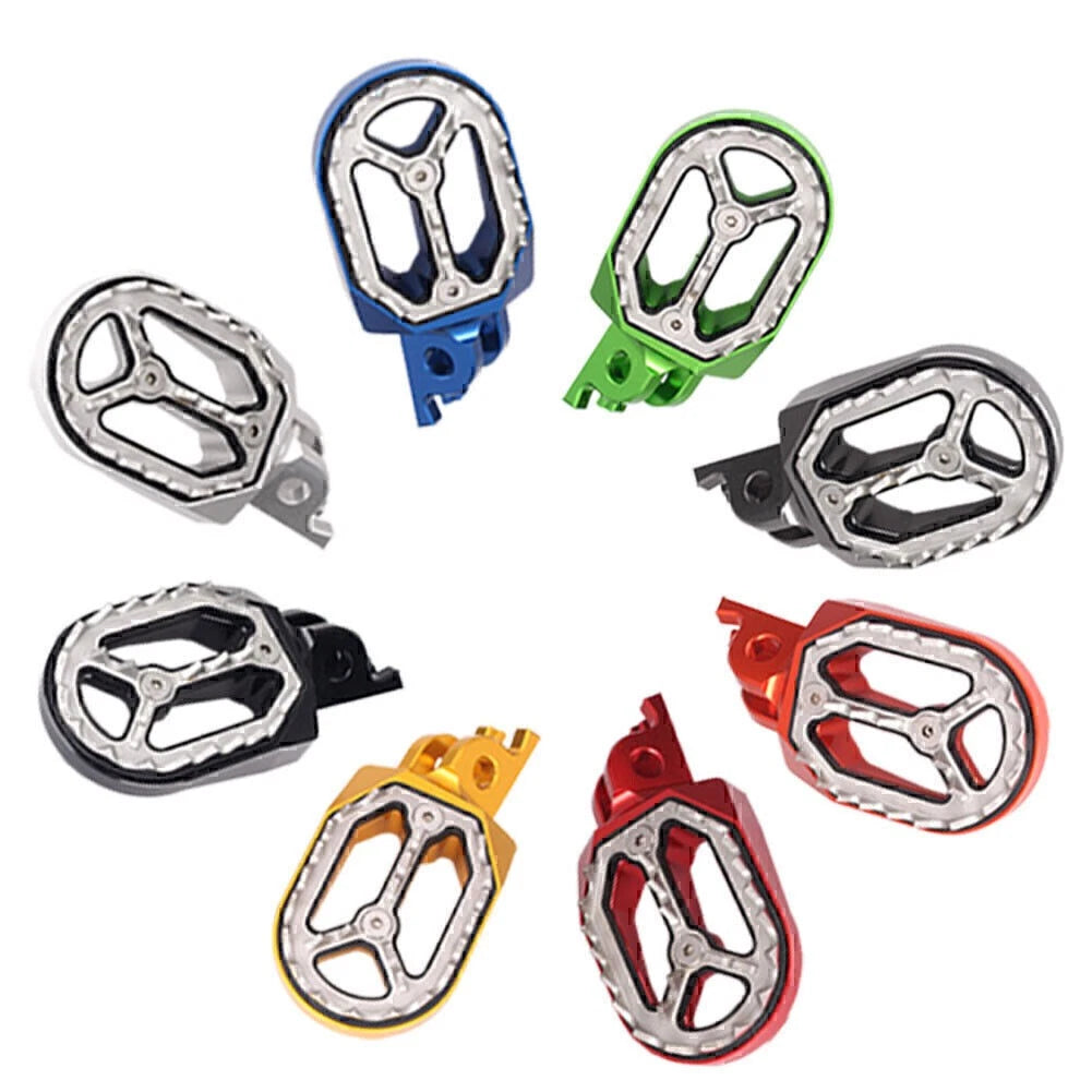 Shark Teeth Racing Foot Pegs for Kawasaki KX250 KX250F KX450F KLX450 (2008-2015)