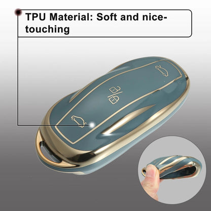 Silicone Key Fob Case Cover for Tesla Model S Y 3 (2012-2023)