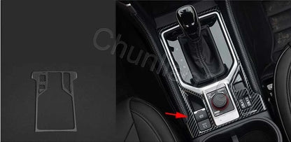 Carbon Fiber Inner Gear Panel Frame Box Cover Trim for Subaru Forester (2019-2023)