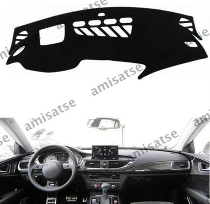 Dashmat for A7 S7 2010-2023 Black Dashboard Cover Sun Visor Pad
