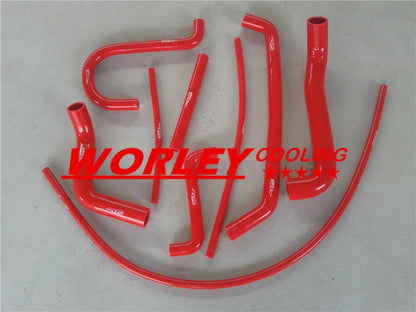 Silicone Radiator Coolant Hose Red for Ford Falcon AU1 AU2 4.0L 6 Cyl (1998-2002)