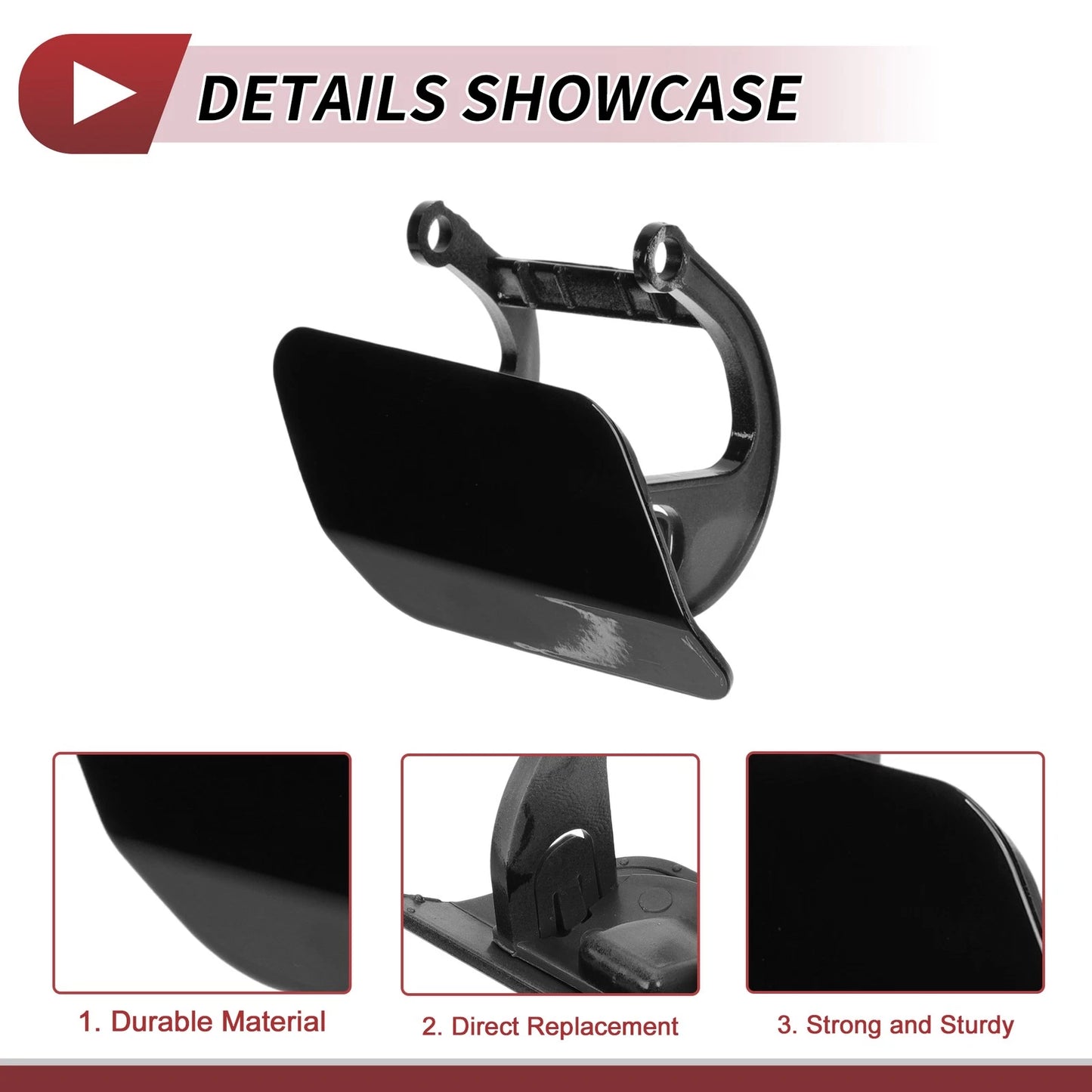 Front Right Washer Nozzle Cover for BMW 740i (2013-2015) - Black Cap