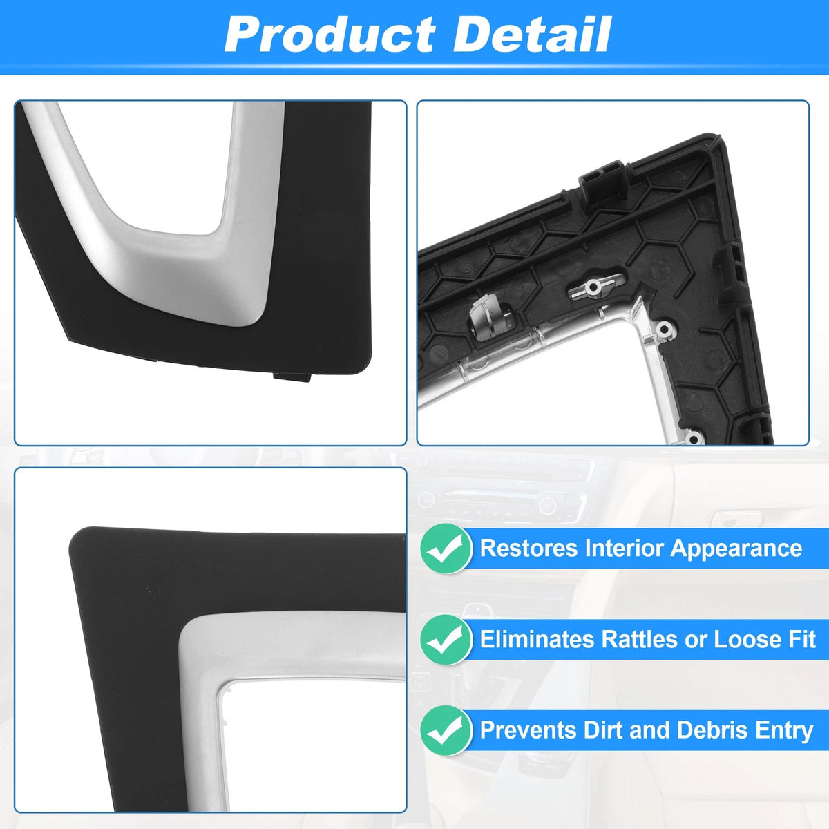 Gear Shift Panel Bezel Frame for BMW 3 4 Series F30 F31 F32 F34 (2012-2019)