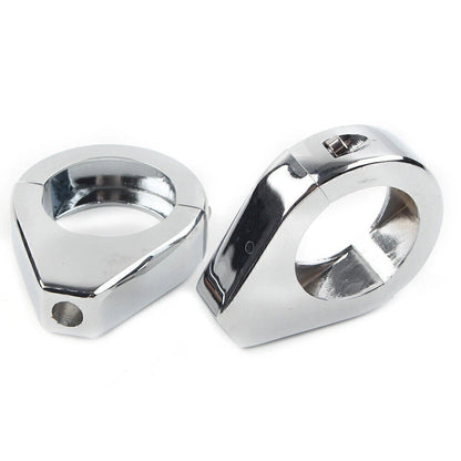 39mm Chrome Fork Clamp Turn Signal Clamps  for Harley Softail