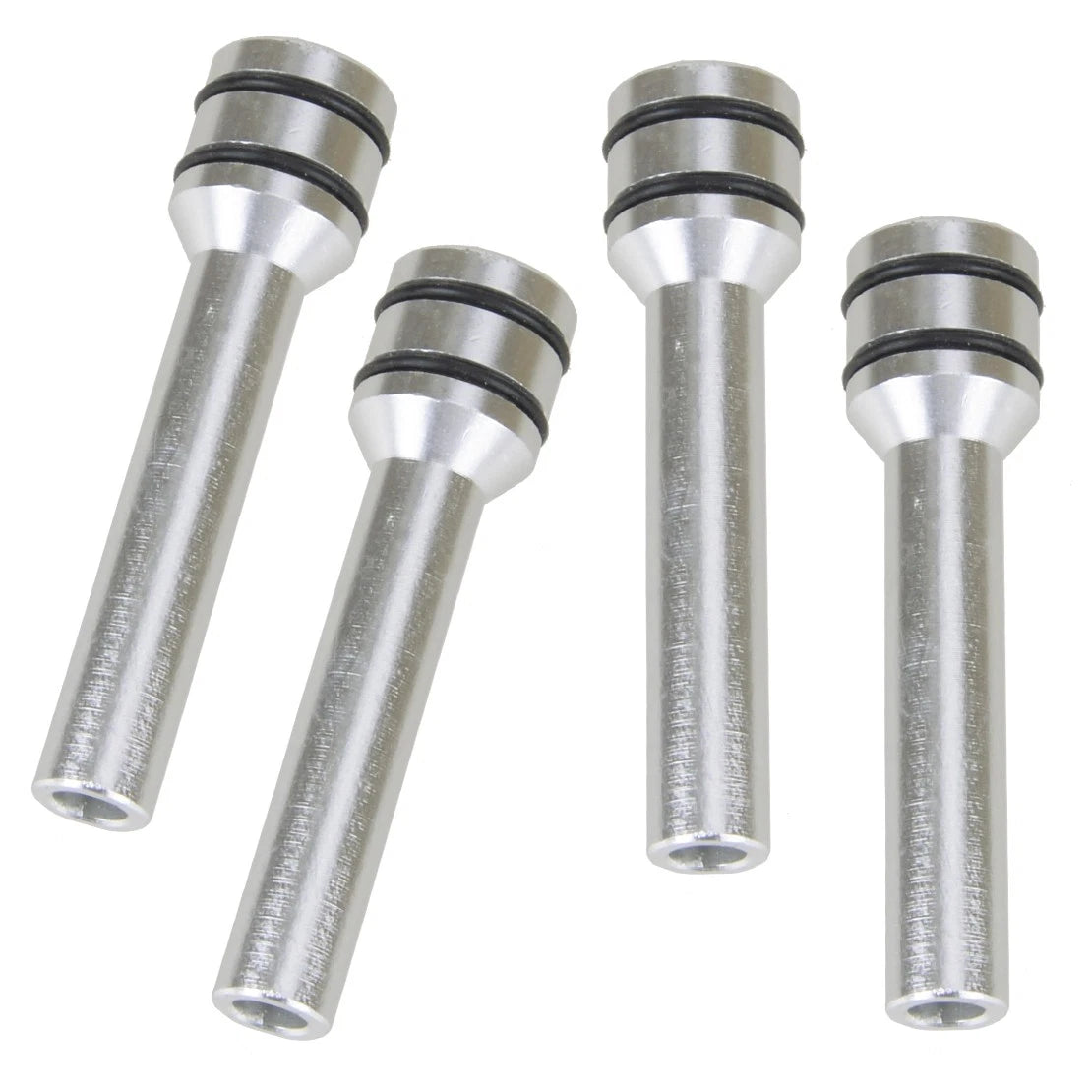 4 x Aluminium Door Latch Pin Covers for Car Interior - 49mm (Fits Various Models)