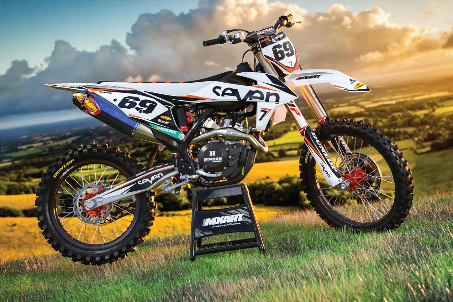 Custom Decals for KTM SMR 2008-2010 Full Sticker Kit