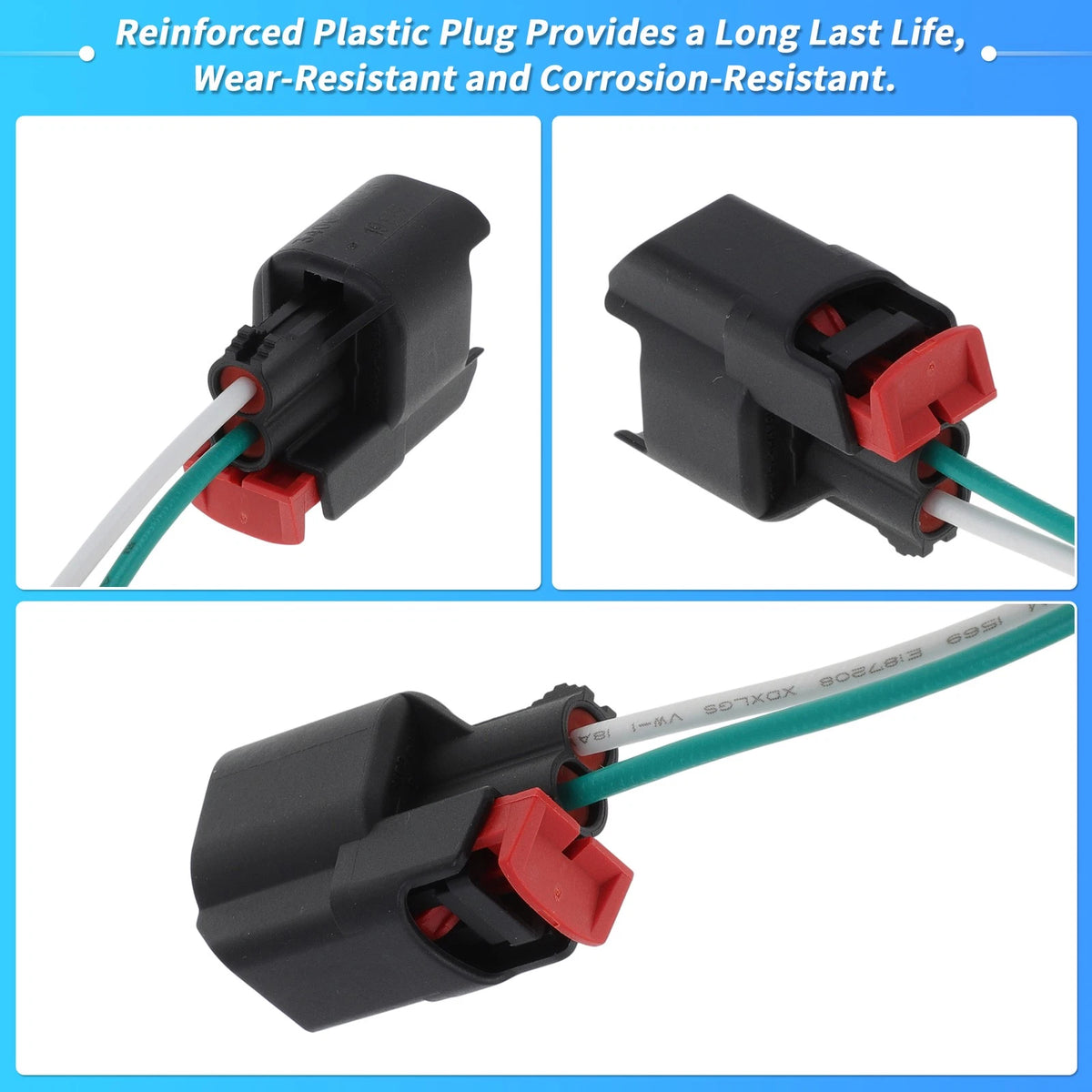 6x Fuel Injector/Alternator Connector Wiring for Jeep, Dodge, Chrysler