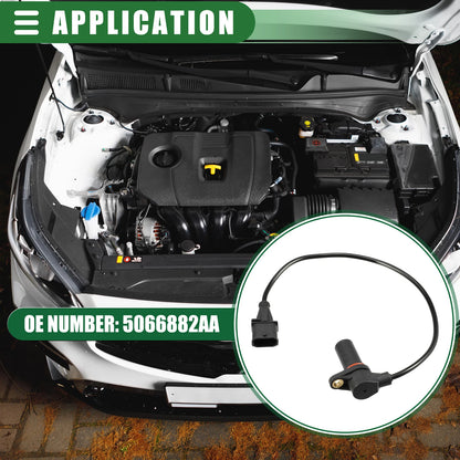Crankshaft Position Sensor for Jeep Liberty 2005-2006 L4 2.8L ABS Black