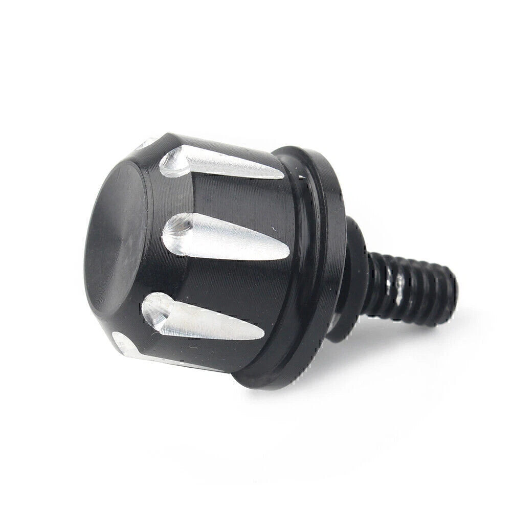 Black Rear Fender Seat Screw Bolt 1/4" -20 for Harley (1996-2023)
