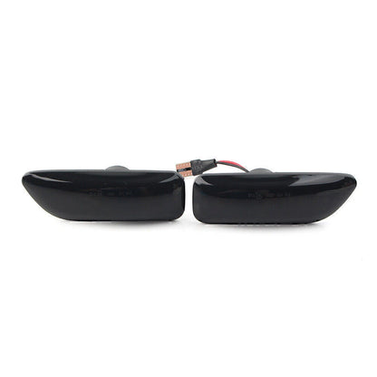Smoked LED Side Marker Turn Signal Lights for Volvo S60 S80 V70 XC90 (2000-2010)
