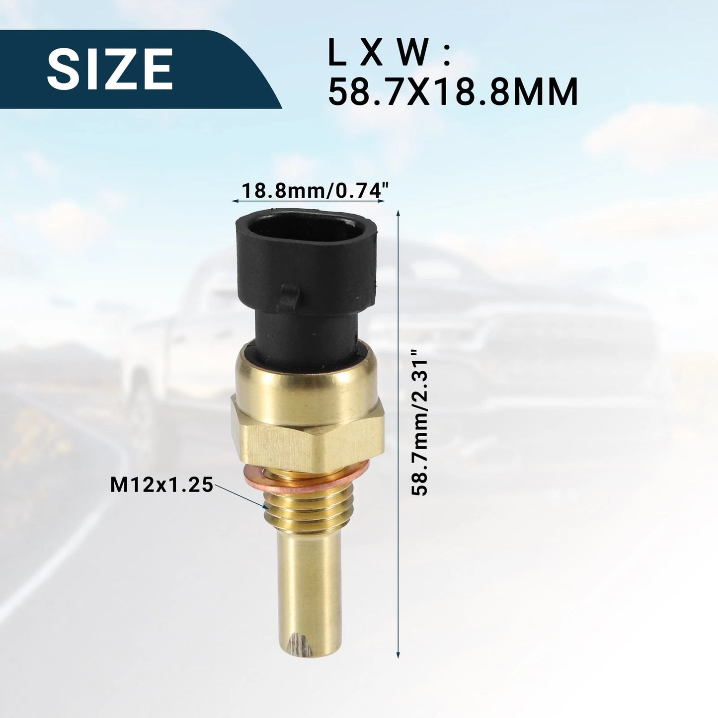 Coolant Temperature Sensor for Chevrolet Avalanche Temp Sensor (2002-2013)
