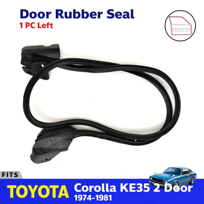 Door Rubber Seal Weatherstrip Left Fits Toyota Corolla KE35 2D Coupe 1974-77