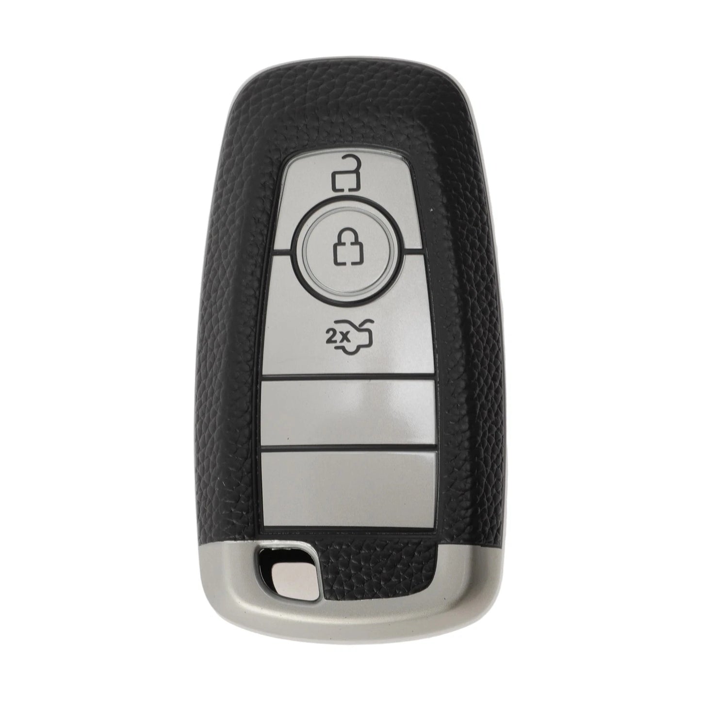 Silver TPU Silicone Key Fob Cover Case for Ford Mondeo