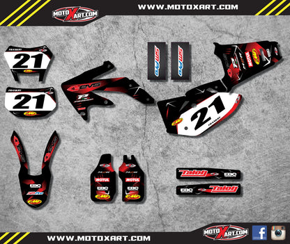 Barbed Style Stickers for Honda CRF 450X (2005-2016) Custom Graphics