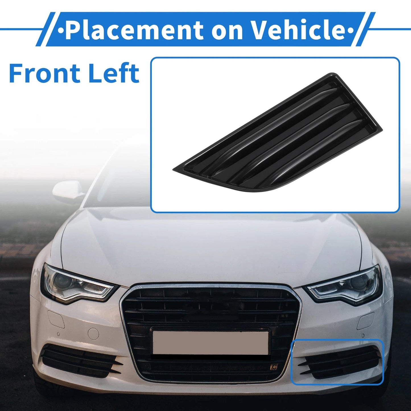 1 x Front Left Fog Light Grill for Chevrolet Traverse (2022 - 2023)