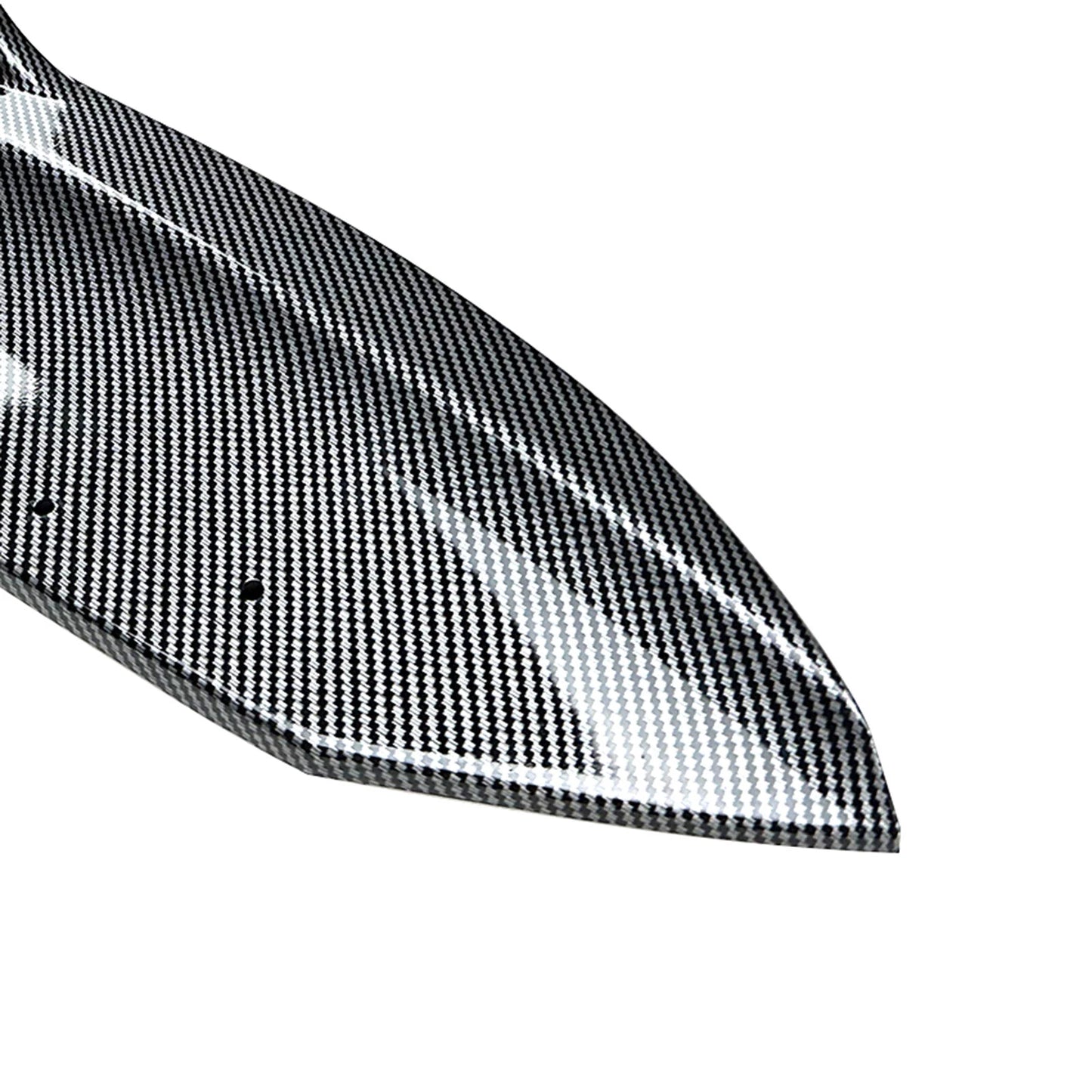 2 x Carbon Look Rear Bumper Side Spoiler Covers for BMW X6 G06 (2020-2022)