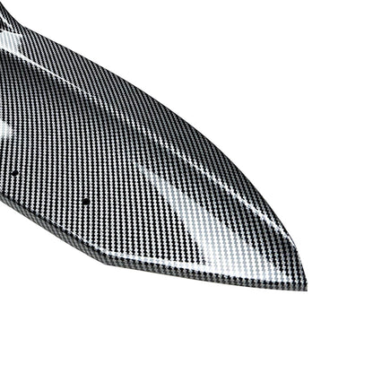 2 x Carbon Look Rear Bumper Side Spoiler Covers for BMW X6 G06 (2020-2022)
