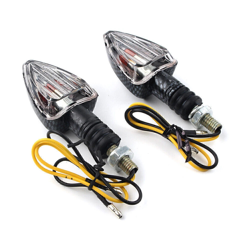 LED Triangle Turn Signal Lights for Yamaha Suzuki Motorcycles