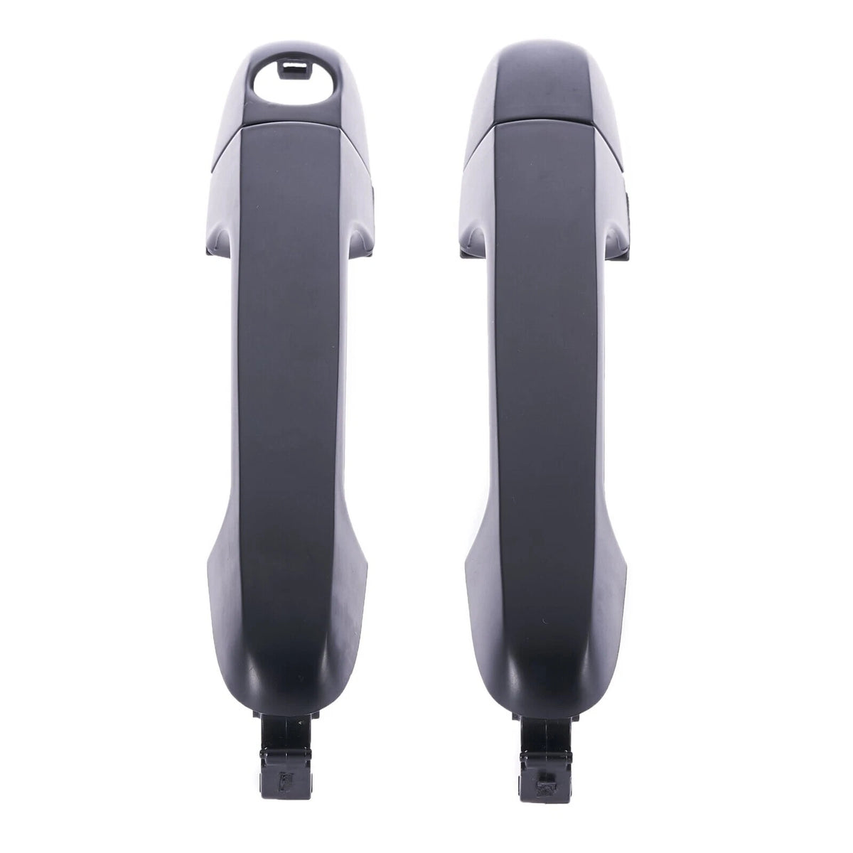 Set of 2 Front Left & Right Door Handles Outer Black for Hyundai i30 (07-12)