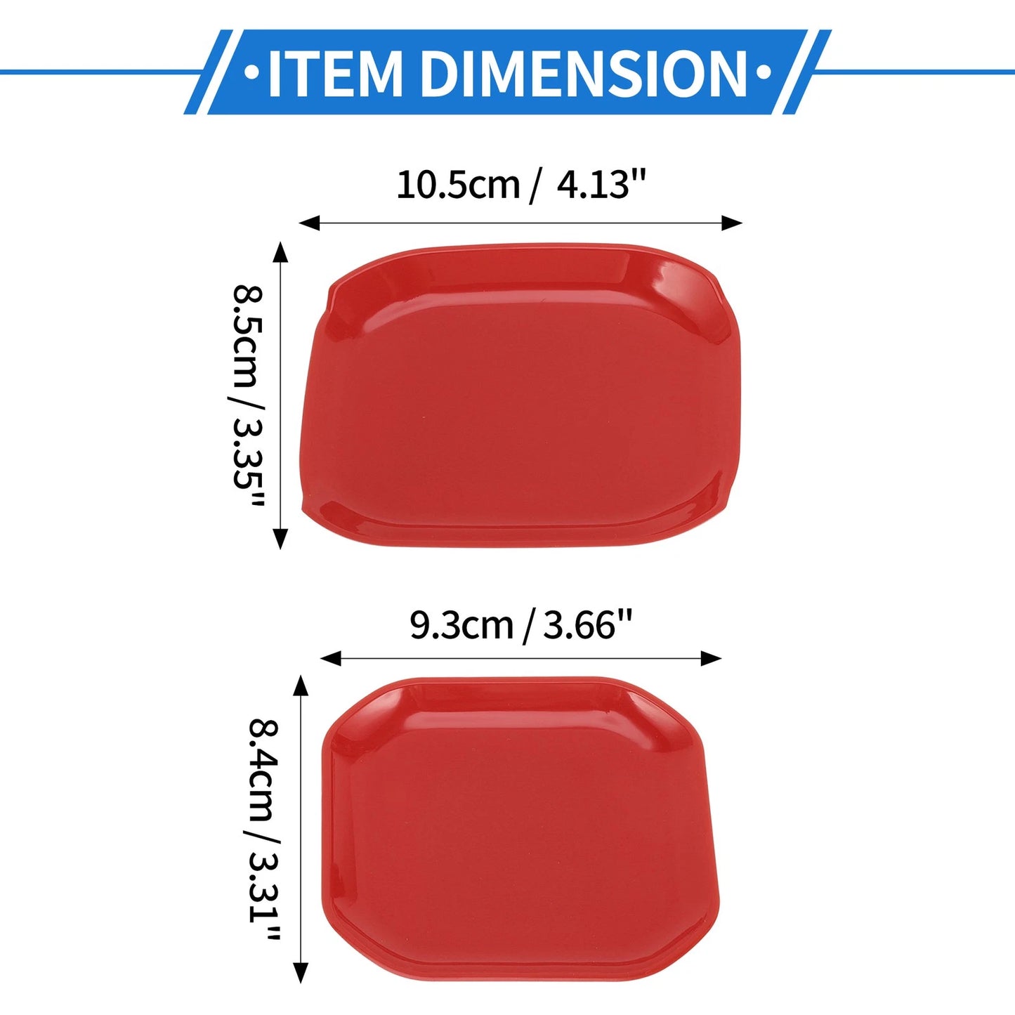 5 Pcs Door Bowl Cover Trim for Jeep Wrangler JL (2018-2022) - ABS Red