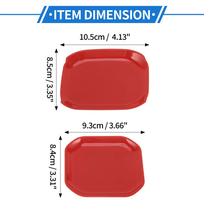 5 Pcs Door Bowl Cover Trim for Jeep Wrangler JL (2018-2022) - ABS Red