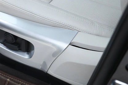 Silver Side Seat Chair Adjust Buttons Cover Trim For Range Rover Velar 2018-2022